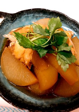 圧力鍋で簡単８分はまちあら煮 大根-レシピのメイン写真