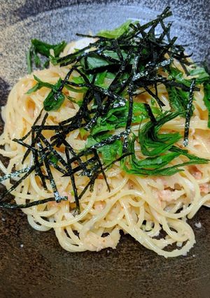 ボウルでかんたん★明太子パスタ-レシピのメイン写真
