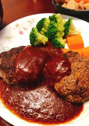 ハンバーグ-レシピのメイン写真