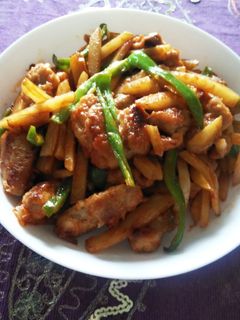 鶏チリ☆青椒肉絲風〜-レシピのメイン写真