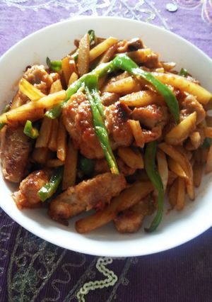 鶏チリ☆青椒肉絲風〜-レシピのメイン写真