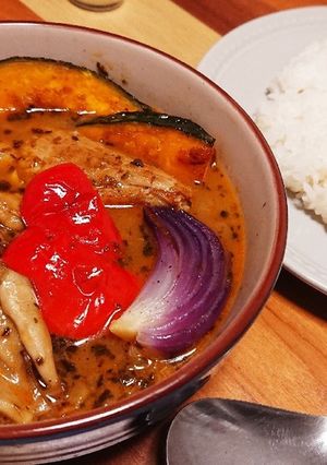 元気みなぎる☆野菜たっぷりスープカレー-レシピのメイン写真