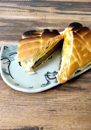 かにぱんエッグバーガー★-レシピのメイン写真