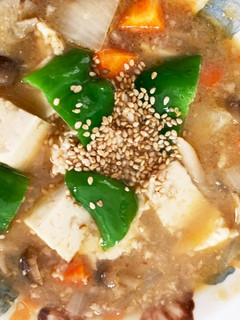 全てレンジごろごろ野菜しめじ麻婆豆腐-レシピのメイン写真