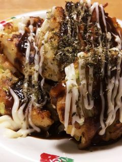 余ったうどんでお好み焼き風-レシピのメイン写真