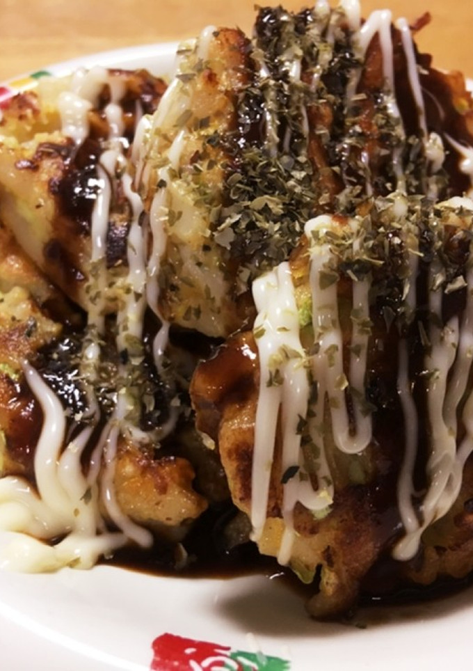 余ったうどんでお好み焼き風-レシピのメイン写真