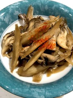 ささがきゴボウの水煮と舞茸のきんぴら風!-レシピのメイン写真