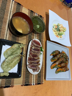 肉巻きとイワシの天ぷら-レシピのメイン写真