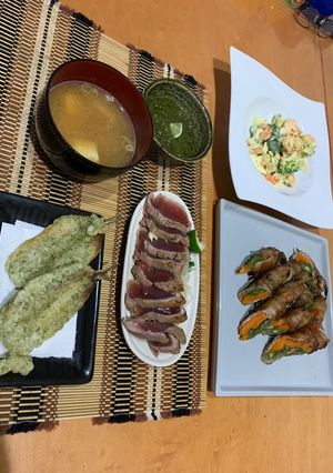 肉巻きとイワシの天ぷら-レシピのメイン写真