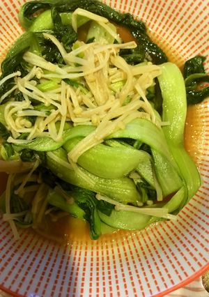 チンゲン菜とエノキダケ炒め-レシピのメイン写真