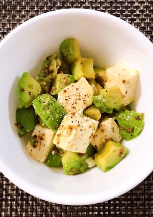 アボカドと豆腐の粒マスタード和え-レシピのメイン写真