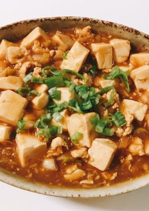 鶏ひき肉で子供も食べられる本格麻婆豆腐！-レシピのメイン写真