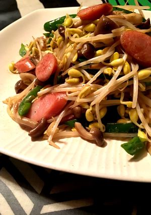 小大豆もやしのオイスターソース炒め-レシピのメイン写真