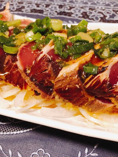 簡単☆特製ポン酢ダレで鰹のたたき-レシピのメイン写真