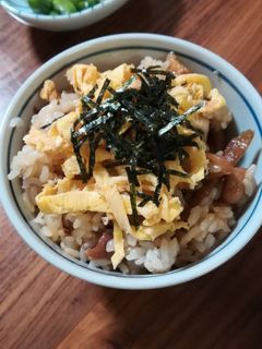 フライパンで作る 鶏ごぼう飯-レシピのメイン写真
