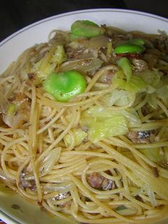 オイルサーディンと春野菜のパスタ-レシピのメイン写真