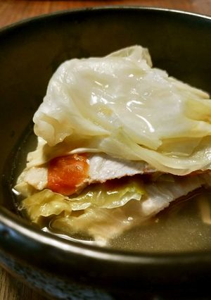 キャベツと豚肉の重ね蒸し～ライム風味～-レシピのメイン写真