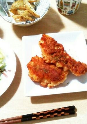 たこ焼き粉でサクふわチキンカツ☆-レシピのメイン写真