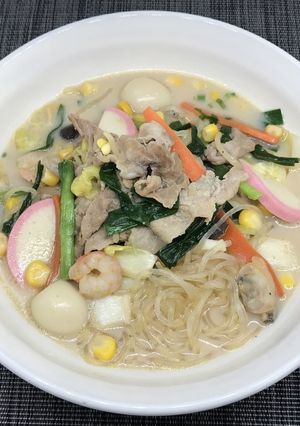 低糖質☆乾燥こんにゃくパスタでちゃんぽん-レシピのメイン写真