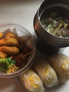 高校生お弁当(2019.9.22)-レシピのメイン写真