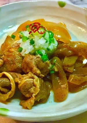 No2243牛肉コンニャク玉葱煮込み-レシピのメイン写真