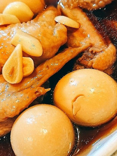 ✿母の味。手羽先とにんにくのこってり煮✿-レシピのメイン写真