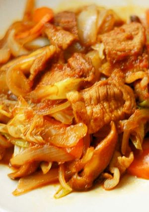 韓国豚肉の甘辛炒め チェユクポックム-レシピのメイン写真