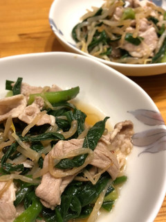 ご飯にも★ピリ辛な豚肉ニラもやし和え-レシピのメイン写真