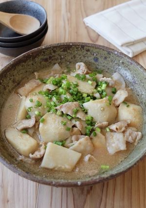 【常備菜】ねっとり♪里芋と豚バラの味噌煮-レシピのメイン写真