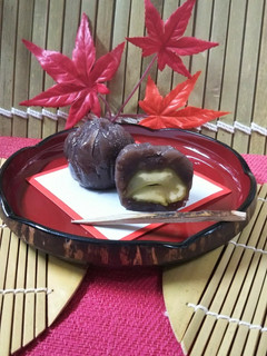 栗の甘露煮を包んだ【栗羊羹】-レシピのメイン写真