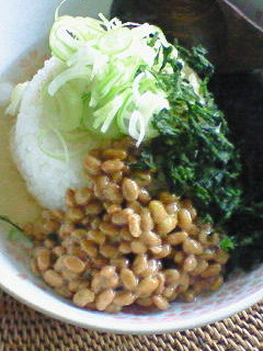 簡単すぎ♪納豆でお茶漬け-レシピのメイン写真