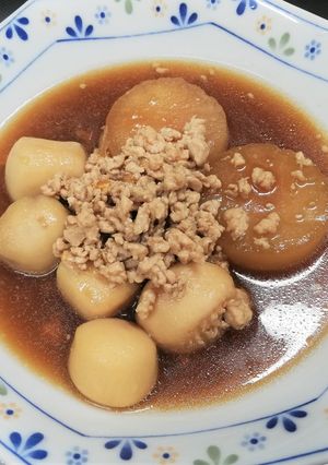業務スーパー　里芋とひき肉の煮物-レシピのメイン写真