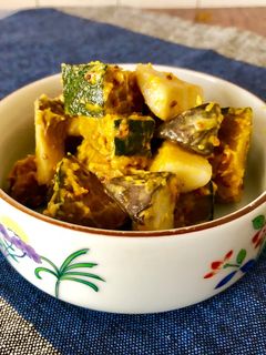 南瓜とエリンギのマスタードマヨ和え*弁当-レシピのメイン写真