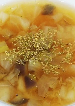 キャベツ、ナス、長ネギのコンソメスープ-レシピのメイン写真