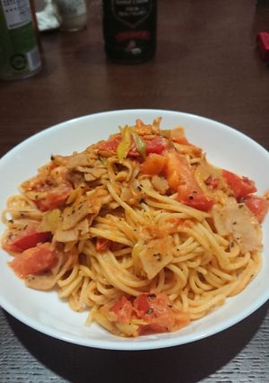 なぁ～にも無い時のパスタ♥️-レシピのメイン写真