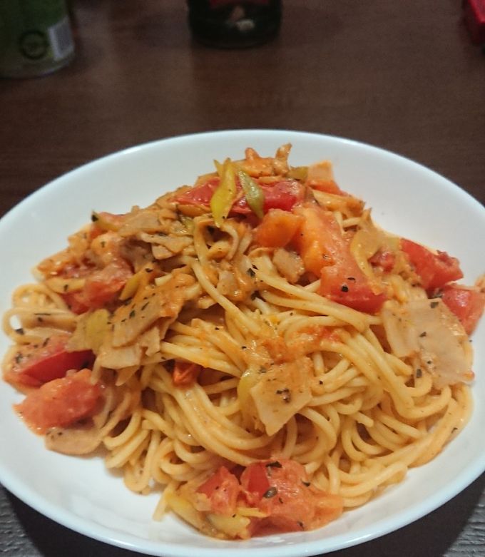 なぁ～にも無い時のパスタ♥️-レシピのメイン写真