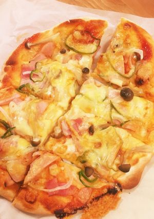 薄力粉で簡単クリスピーピザ-レシピのメイン写真
