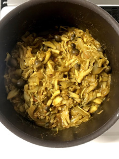 きのこたっぷりの無水カレー-レシピのメイン写真
