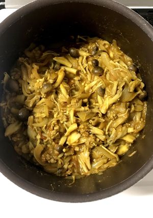 きのこたっぷりの無水カレー-レシピのメイン写真