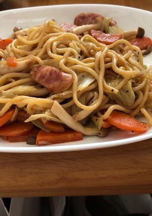 期間限定焼きそば-レシピのメイン写真