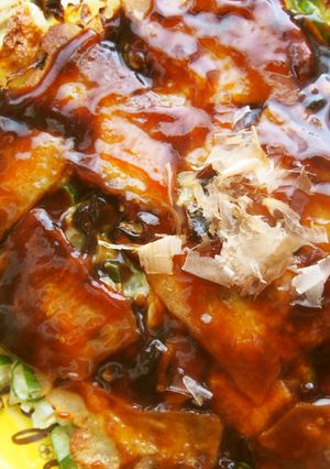 米粉でお好み焼き！小麦粉とかわらず美味♪-レシピのメイン写真