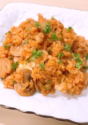 ♡ココナッツオイルとギーでチキンライス♡-レシピのメイン写真