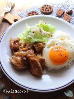 mレンジで鶏の照り焼き梅風味-レシピのメイン写真