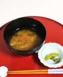 だだちゃ豆の味噌汁 庄内地方の名産