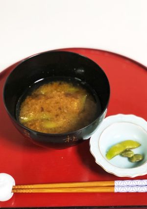 だだちゃ豆の味噌汁 庄内地方の名産-レシピのメイン写真