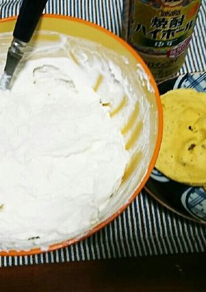 糖質制限的スイーツ。満足チーズ風クリーム-レシピのメイン写真