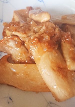 キノコのバターポン酢(バタぽん)炒め-レシピのメイン写真