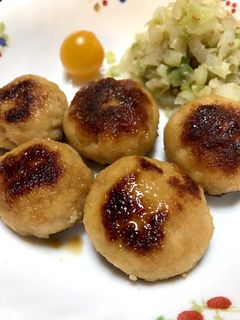 おからパウダー入り鶏つくねの照り焼き-レシピのメイン写真
