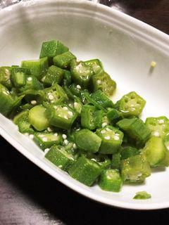 オクラのわさびと白だし漬け-レシピのメイン写真
