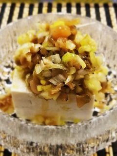 簡単♪ネギとザーサイの冷奴のせ-レシピのメイン写真